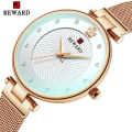 REWARD RD22014L Fashion Special Colorful Glass Women watch Ladies WristWatch Creative Luxury Waterproof Clock Relogio Masculino